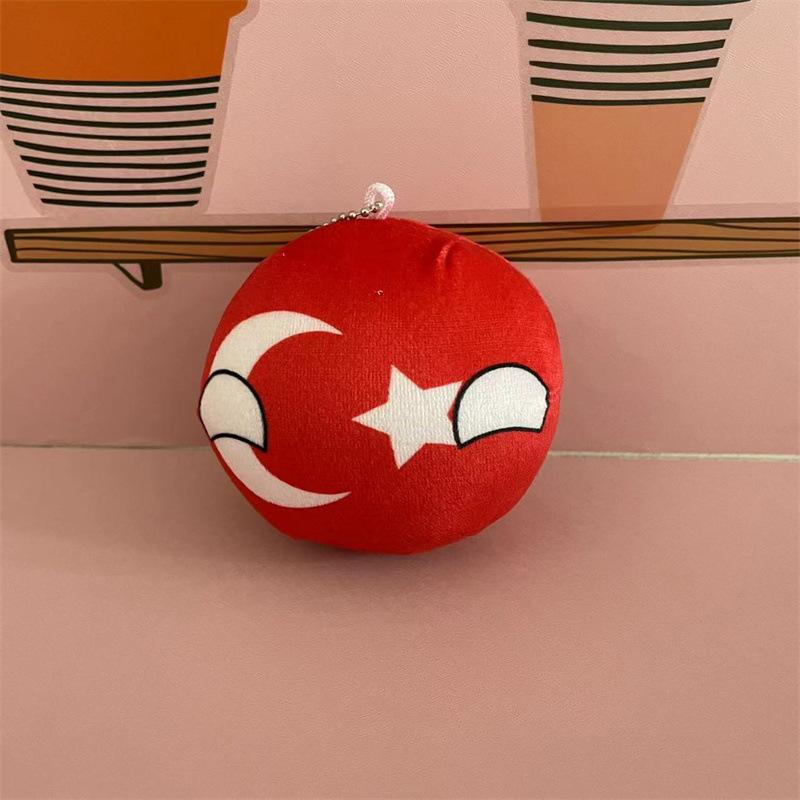 16Cm Polandball Plush Toy Australia Italy Korea Countryball Stuffed Doll Home Decoration
