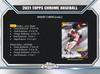 MLB 2021 Topps Chrome Бейсбольная карточка Бластер-бокс Топы Хром Бейсбол Бластер-бокс Карточки Главной бейсбольной лиги