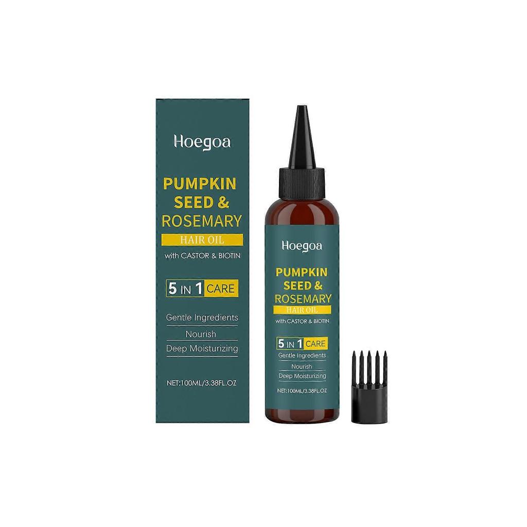 Hoegoa Rosemary Hair Essential Oil Gently Nourishes And Smoothens Hair. Scalp Massage, External Application, Essence Oil