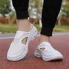 Plus-size Casual Shoes, Women's Shoes, Single Shoes, Men's Thick-soled, One-foot Sandals, Mesh, Half-drag