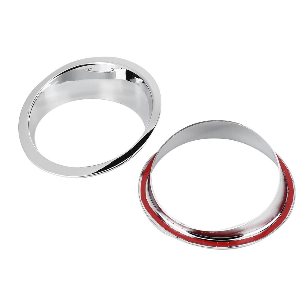 1 пара Накладки на фары переднего света автомобиля Подходят для Jeep Wrangler 20072017Яркий цвет