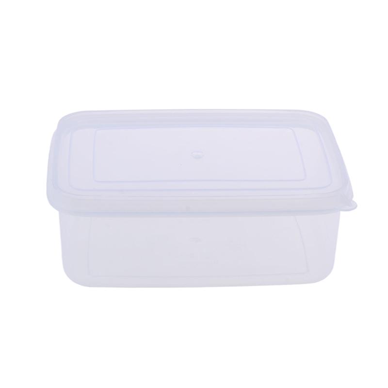 300/500 мл Прозрачный пластиковый прямоугольный контейнер для хранения, Специальный для холодильника, Герметичный, Пищевой, Кухонный контейнер для хранения