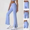 Yoga Flare Leggings Women Bell Bottoms Fitness Push Up High Waiste Wide Leg Workout Pants Gym Elastic Tights Sport Pant