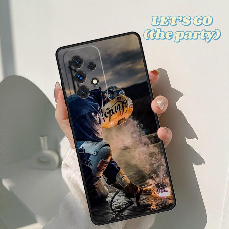 Сварщик Сварка Металлообработчик Пайка чехол Для Samsung Galaxy A42 A31 A40 A51 A71 A32 A80 A91 A52 A72 A20e A50 A70 A11 A12