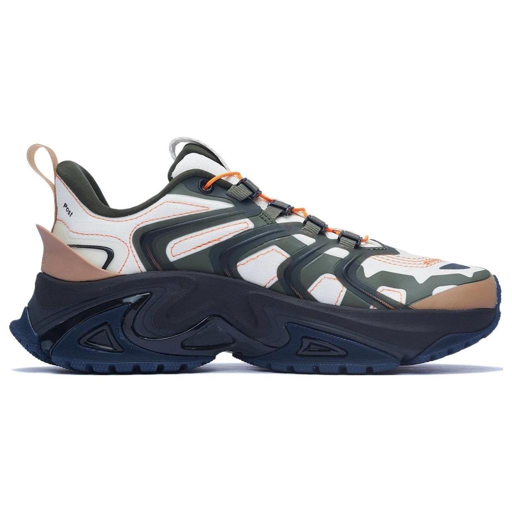 Soulland X Li Ning Cat Paw Ace Прочные дышащие низкие спортивные повседневные туфли Женские кроссовки Белые Коричневые AZGS104-5