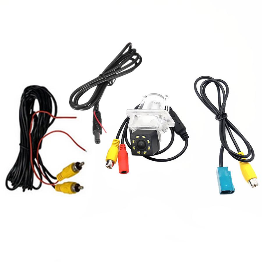 Автомобильная 8LED камера заднего вида для парковки для Mercedes Benz C Class W204 C300 C350/63 AMG