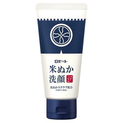 Edo Kosume rice bran face wash, Натуральный скраб для лица,120гр
