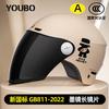New national standard 3C certified helmet, electric vehicle 3c summer helmet, sun protection and breathable half helmet