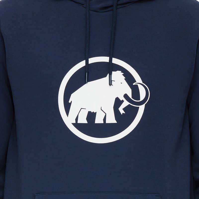 Mammut Свитшот с принтом логотипа, дышащий, с длинным рукавом, мужской, цвет Глубокий синий 1014-04391