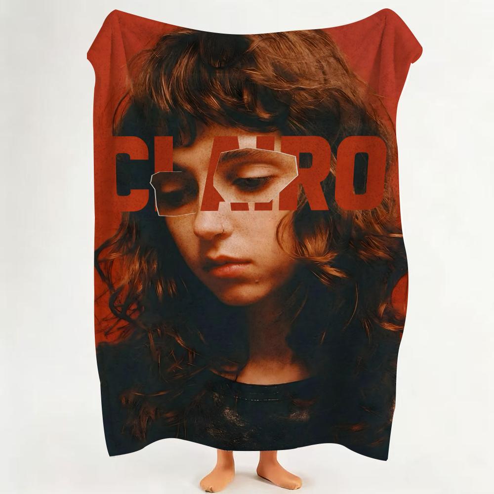 Singer C Clairo Throw Flannel Throw Blanket Suitable for Sofa Living Room Bedroom