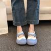 Velcro Ugly Cute Sandals Women 2025 Summer New Korean Version of Thick-soled Casual Soft-soled Shallow Mouth Sports Canvas Shoes Tide