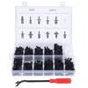 350pcs Assorted Car Body Plastic Push Pin Rivet Fasteners Trim Moulding Clip Kit W Screwdriver