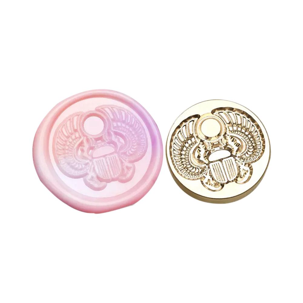 Классический винтажный конверт с медной головкой и восковой головкой для свадебной открытки