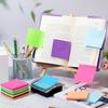 Sticky Notes Set 8 Colors Heart Square Shapes Removable Clean Smooth Writing