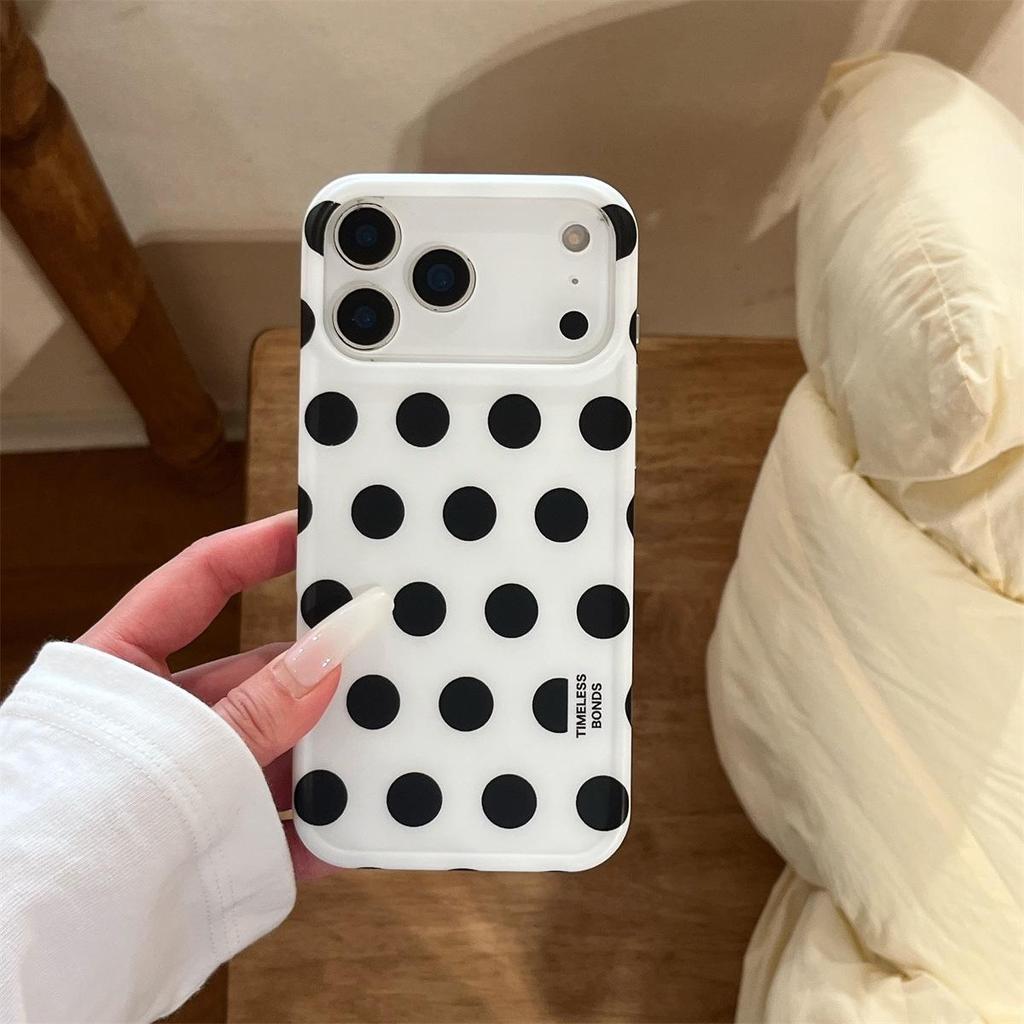 Противоударный чехол с покрытием по всей поверхности для iPhone 15 Pro Max с принтом "Дофаминовые точки"