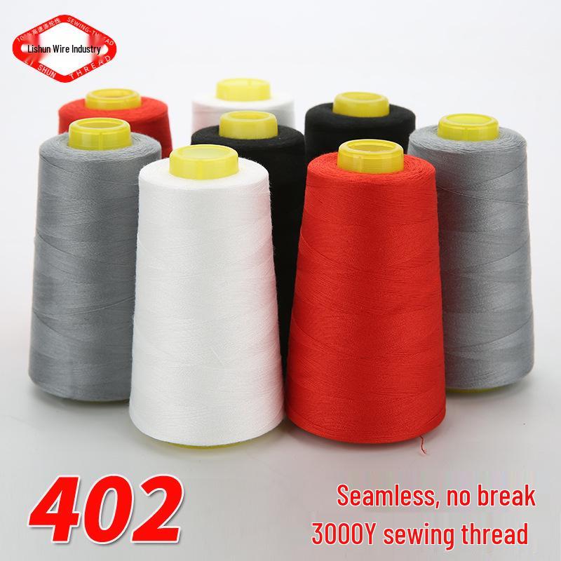 High-Quality Polyester 402 Car Seat Cover Thread - 3000 Yards Pagoda Thread