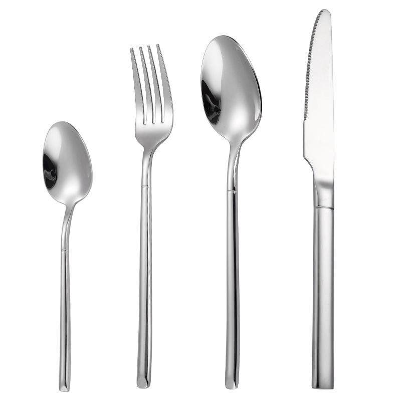 Набор столовых приборов из нержавеющей стали 304, нож, вилка, ложка, чайная ложка, сервиз, роскошная посуда, красивая домашняя кухонная утварь