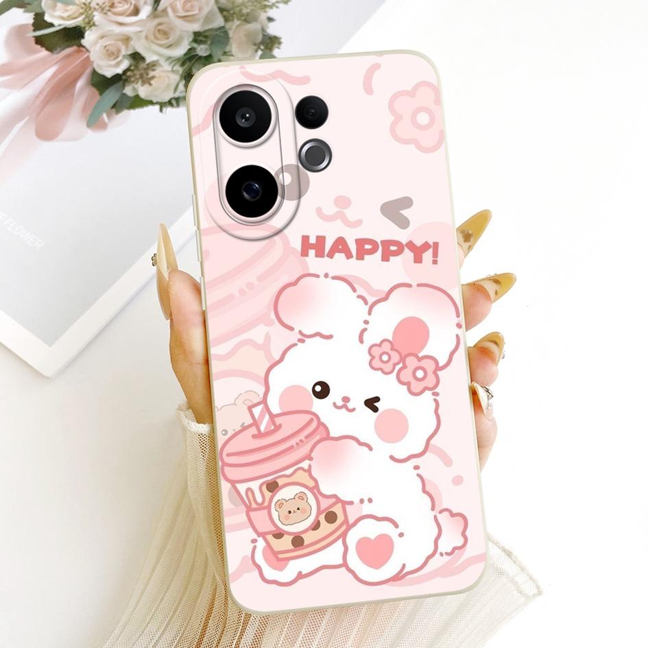 Чехол для Vivo V60 Lite 5G Милый Панда Кролик Мягкий Конфетный Силиконовый Ударопрочный Чехол для Vivo V60 5G Coque V2511 V 60 V60Lite Корпус