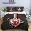 Crvena zvezda Pattern Bedding Quilt Set  Home Decoration  Gift (1 * duvet cover + 2 * pillowcase  without core)