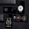 V-Viking V-Vegvisir Logo Phone Case For Samsung S 9 10 20 21 22 23 30 23 24 plus lite Ultra FE S10lite Fundas