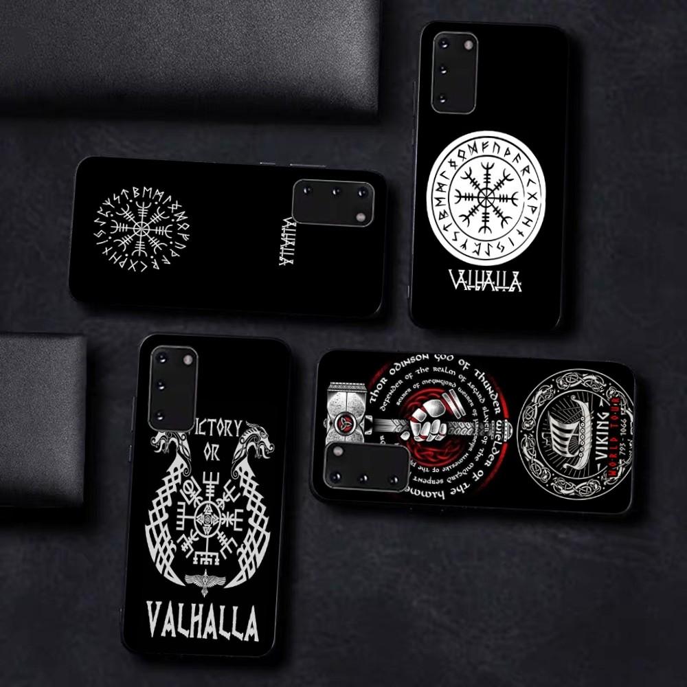 V-Viking V-Vegvisir Logo Phone Case For Samsung S 9 10 20 21 22 23 30 23 24 plus lite Ultra FE S10lite Fundas