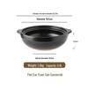 Commercial Ceramic Claypot Rice Noodles Stew & Bibimbap Pot for Gas Stove