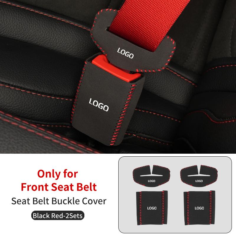 JEQS5 Car Seatbelt Buckle Cover Base Protector Case Accessories For Lexus IS250 IS200 CT200h GS300 LS430 RX450h LX570 IS300 ES