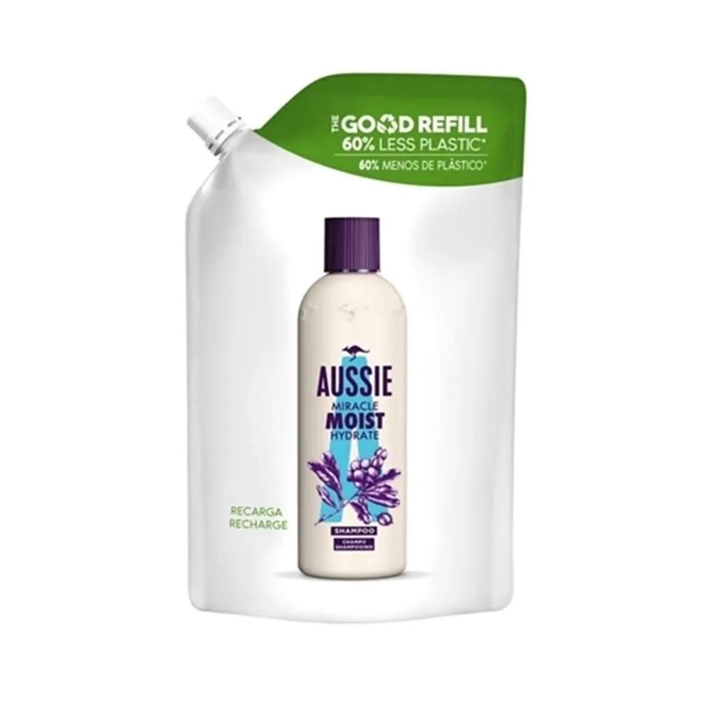 Aussie Miracle Moist Shampoo Refill 480ml 2-Pack