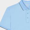 New FILA WHITE Polo Shirt Men's Light Bright Blue F51M523102F-LB