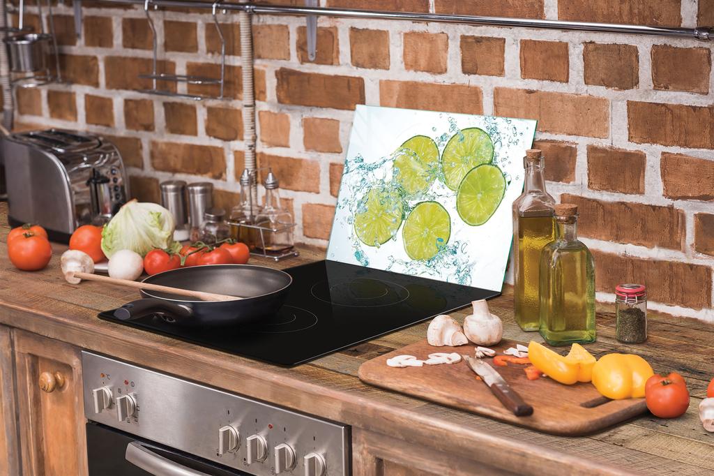 SZKLANA DESKA DO KROEJNIA 30x22 LIMONKA