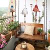 Resin Wind Chime Hand Painted Hanging Ornaments Wind Bell Bird Song Bell  Wall Decoration