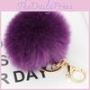 Очаровательный милый мягкий плюшевый брелок в виде шарика из кроличьего меха для сумок и автомобильных аксессуаров