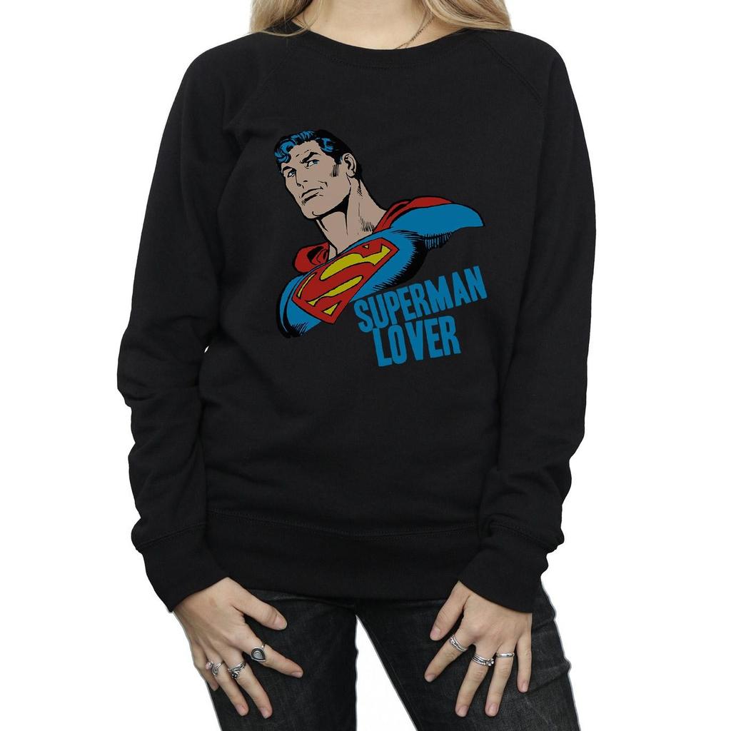 DC Comics Womens/Ladies Superman Lover Sweatshirt