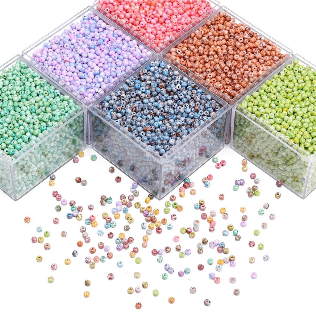 300 шт. Бутылочные 3 мм стеклянные бусины Шарм чешские бусины Семена разделительные бусины для изготовления ювелирных изделий Аксессуары