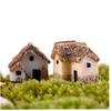 Dollhouse Miniature Gardening Micro Landscape Decoration Village House Set of 4
