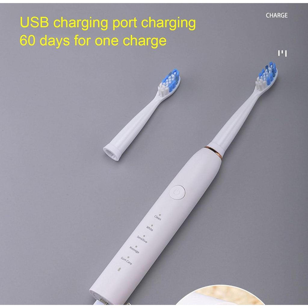 Electric Toothbrushes - Electric Toothbrush for Adults and Kids, American Dental Association Accepted, Rechargeable Travel Sonic,B