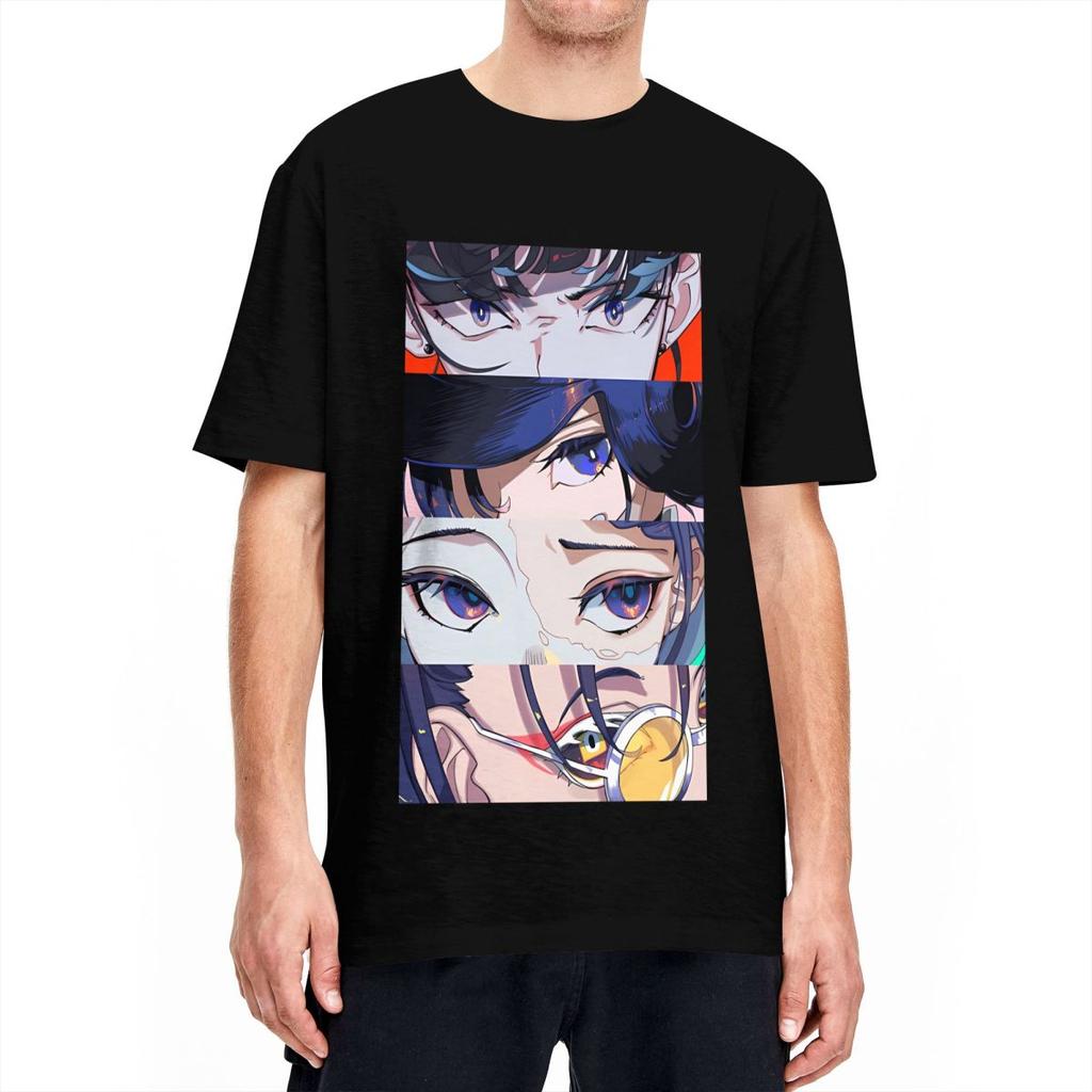 Men's Hip-hop Ado Singer T-Shirts Kyogen Album Merch 100 Cotton Tops Short Sleeves T Shirt Crew Neck Harajuku Custom Logo Tshirt