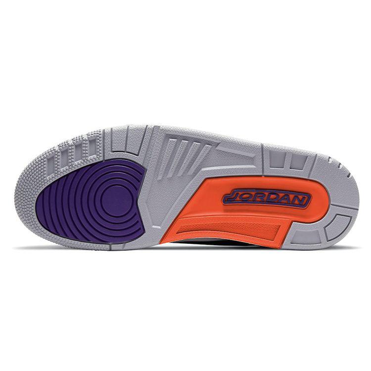 Кроссовки унисекс Air Jordan 3 Retro Court Purple Черный цементно-серый белый CT8532-050