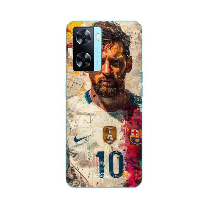 Coque pour Oppo A57s 4G Messi Barcelone Argentine champion prime n°10
