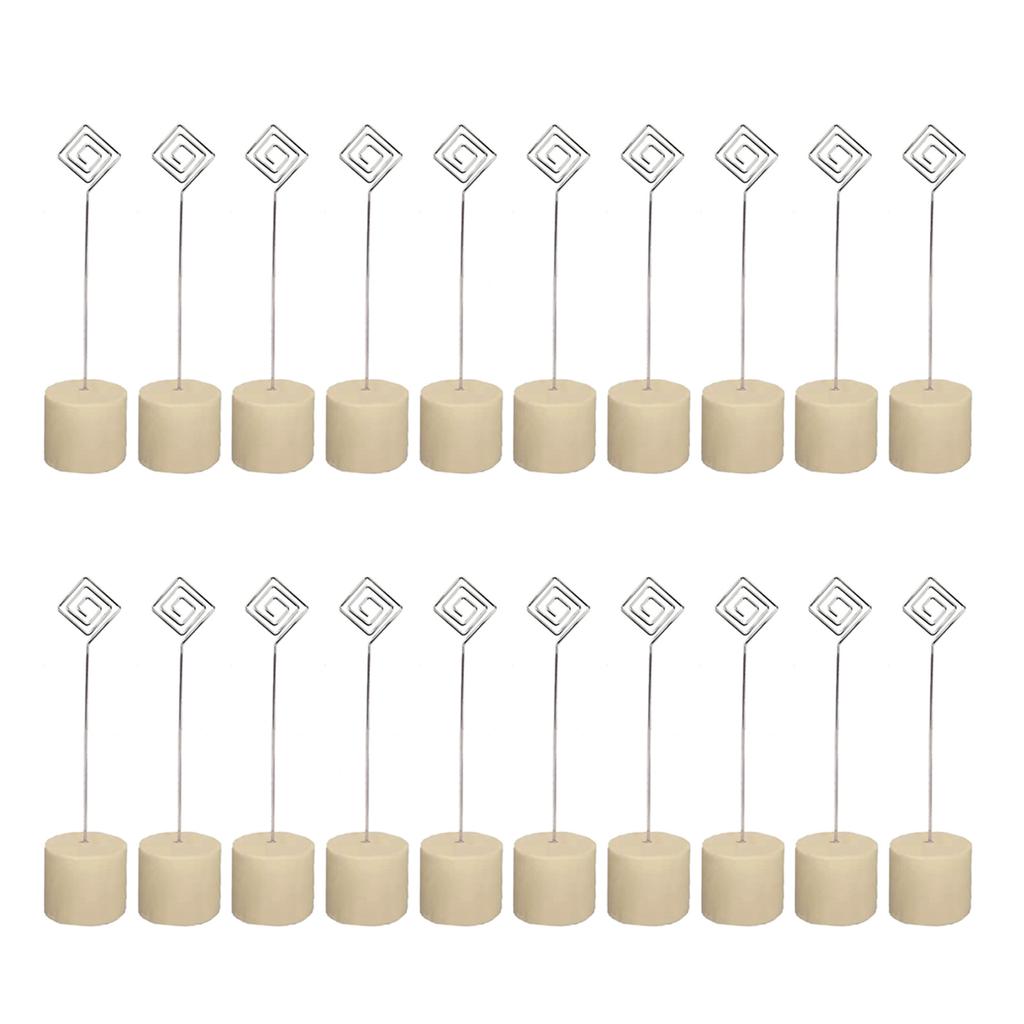 20 шт. деревянных держателей для номеров столов, подставки, деревянные держатели для карточек с именами, этикетки для еды, держатели для фотографий на свадьбу