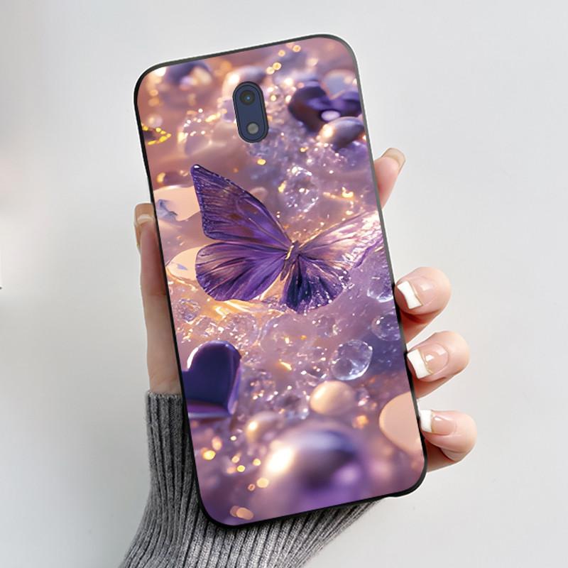 For Nokia 3 Case For Nokia 3.1 Phone Case Luxury Fashion Butterfly Flowers Soft Slim Black Silicone Back Cover for Nokia3 Casing