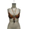 Модная цветная цепочка на бюстгальтер с акриловыми элементами Body Jewelry Аксессуар Идеально подходит для женских нарядов Подходит для повседневной носки