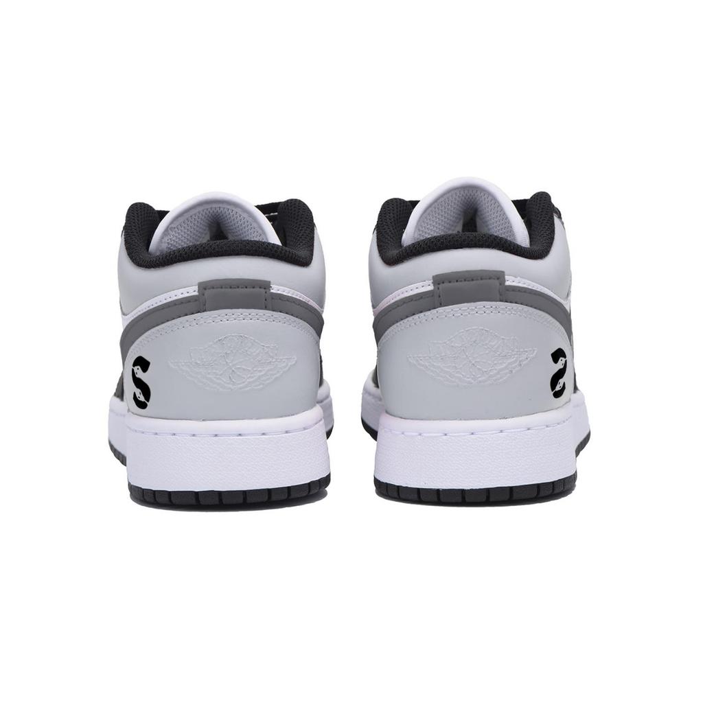 Jordan Air Jordan 1 Винтажные Баскетбольные Кроссовки Мужские Низкие Темно-серые 553558-131(Team85-S-BOXA)