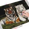 5D Алмазная вышивка Тигр картина горный хрусталь полная квадратная круглая дрель алмазная живопись животное ремесло домашний декор