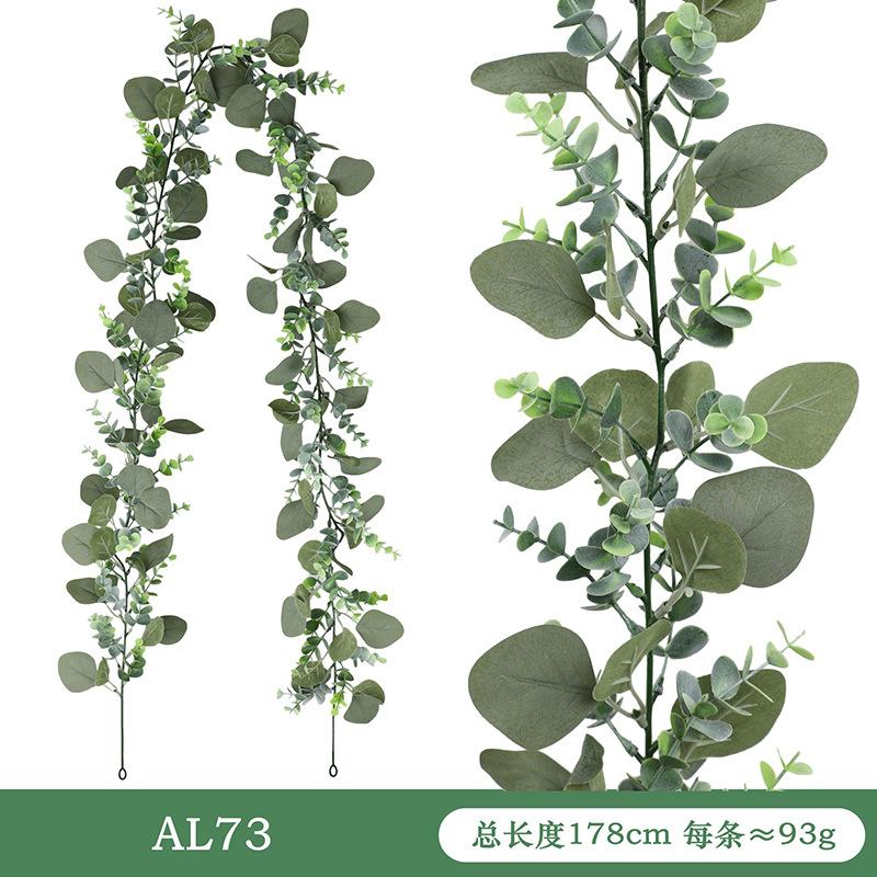 Simulated Green Plant Eucalyptus Wall Hanging, Home Decoration Ceiling Vine, Artificial Eucalyptus Leaf Vine