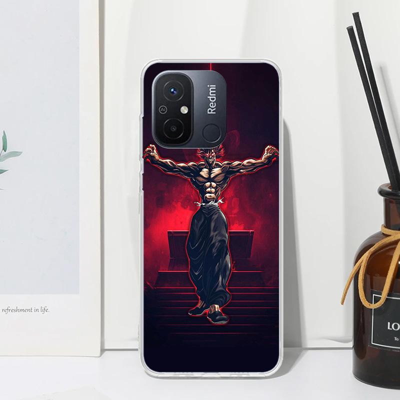 Baki the Grappler Original Anime Phone Case For Xiaomi Redmi 14C 13 13C 12 12C 10 10A 10C 9 9A 9C 9T 8 8A 7 7A 6A 6 Pro K80 K70