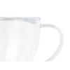 Tasse à café et à thé en verre - Vivalto - Verre borosilicate - 140 ml - Transparent - Lot de 6 - 8.5x8.5x8.5 cm
