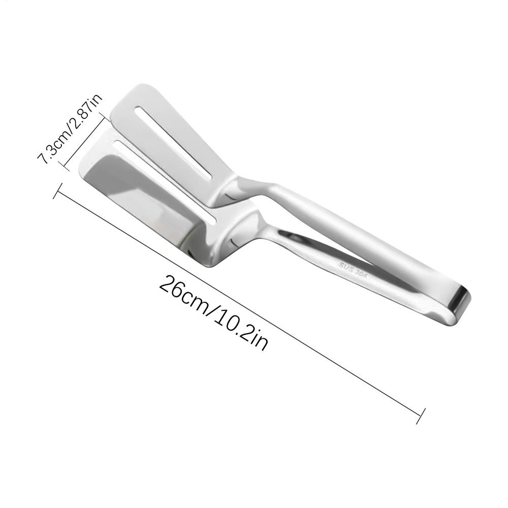 Зажимы для переворачивания стейков из нержавеющей стали для барбекю, многофункциональные щипцы для готовки, двухсторонняя лопатка, щипцы-лопатки, зажим для стейка
