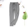 Men's Pajama Pants Soft Lounge Pants Cool Drawstring Stretchy Sleep Pants Loose Athletic Yoga Sweatpants with Pockets Breathable Casual Home Pants