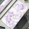 XXL Игровой коврик для мыши с аниме-девушкой tenko shibuki, коврик для клавиатуры и стола E-Sports, нескользящая резиновая подставка для мыши, расширенный коврик, офисные принадлежности